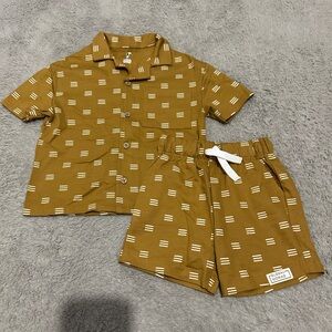 Matching short set for baby boy